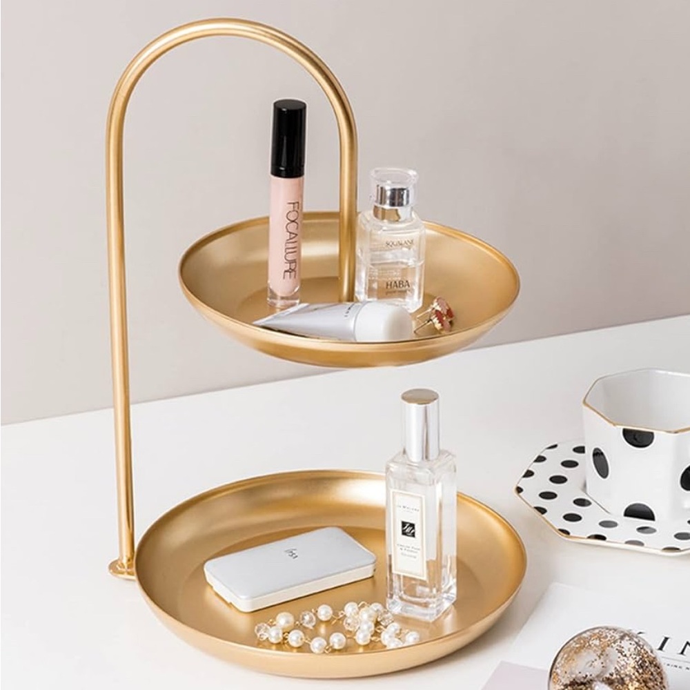Amazon Gold 2 Layer Jewelry Organizer